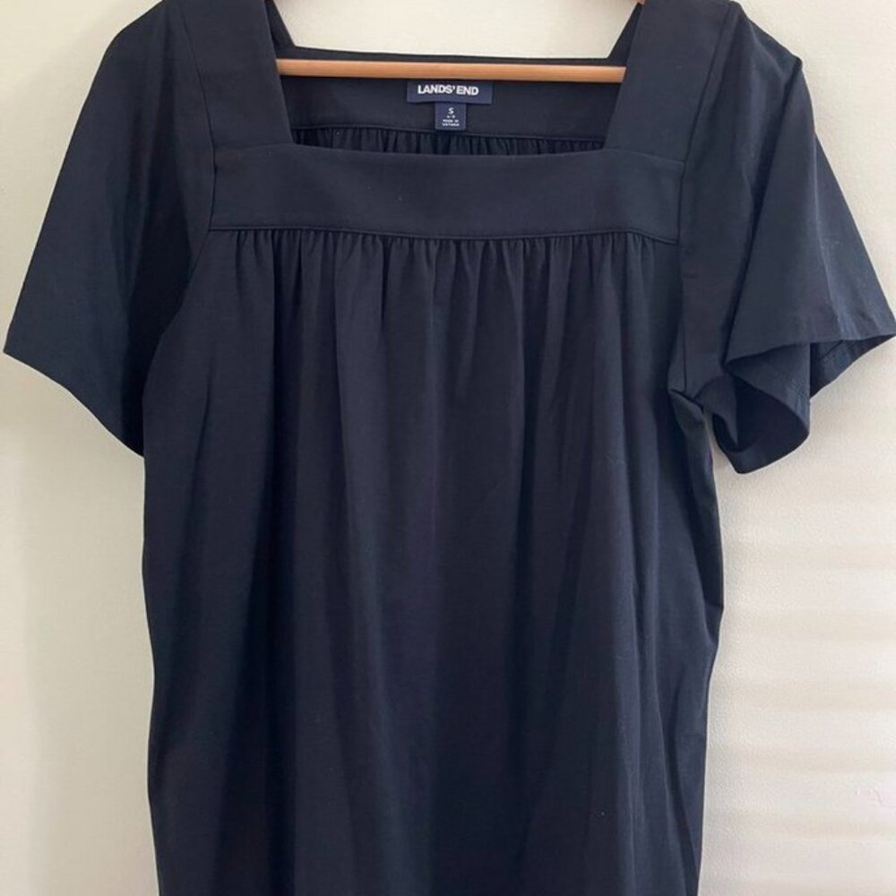Casual but dressy Black top
